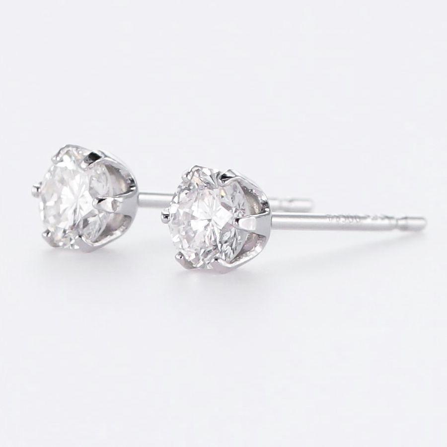ダイヤモンド ピアス プラチナ 0.151ct/0.151ct 0.155ct/0.157ct Dカラー VS2 Excellentカット ソーティングシート ティファニー爪 50代 40代  プレゼント | DAIYA（ゴルフ用品、日用品） | 03