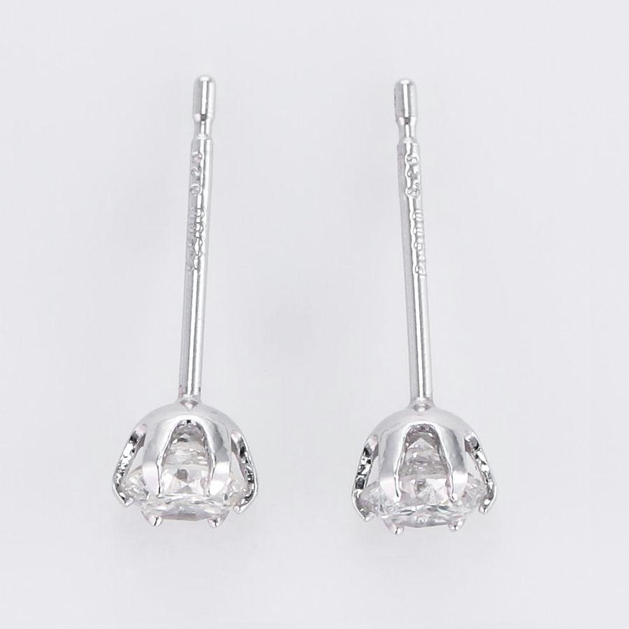 ダイヤモンド ピアス プラチナ 0.151ct/0.151ct 0.155ct/0.157ct Dカラー VS2 Excellentカット ソーティングシート ティファニー爪 50代 40代  プレゼント | DAIYA（ゴルフ用品、日用品） | 04