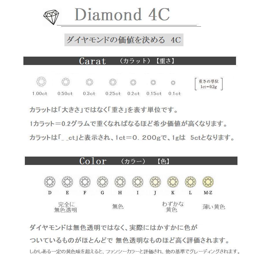 ダイヤモンド ピアス 一粒 プラチナ K18 イエローゴールド 鑑定カード付 レディース トータル0.2カラットup ハート＆キューピッドダイヤモンド鑑別カード付き | DAIYA（ゴルフ用品、日用品） | 07