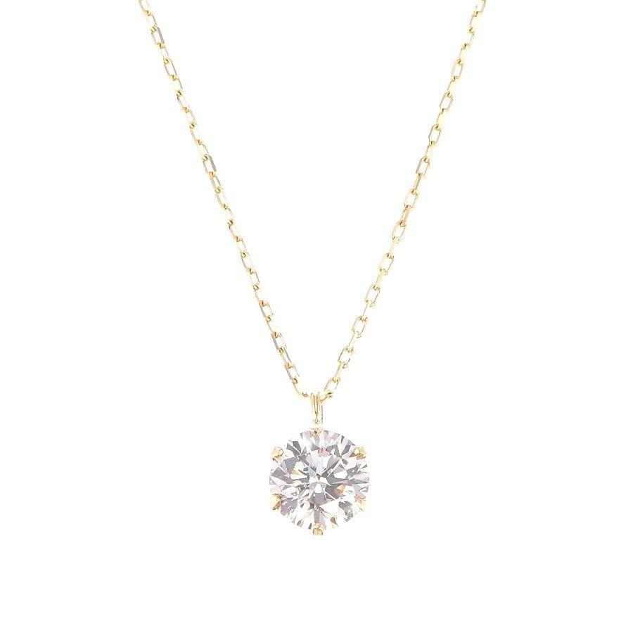 ダイヤモンド ネックレス 一粒 0.501ct K18 イエローゴールド Kカラー SI1 VERY GOOD 中央宝石研究所ソーティング付き | DAIYA（ゴルフ用品、日用品） | 04