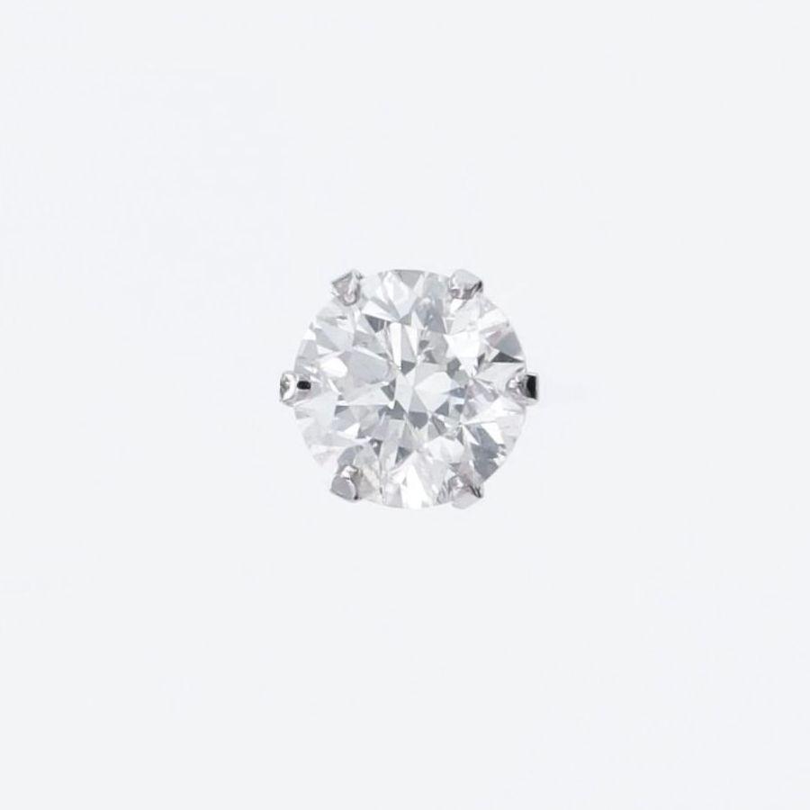 ダイヤモンド ピアス 片耳 0.8ct プラチナ Pt900 一粒 スタッド Hカラー SIクラス GOODカット |  | 02