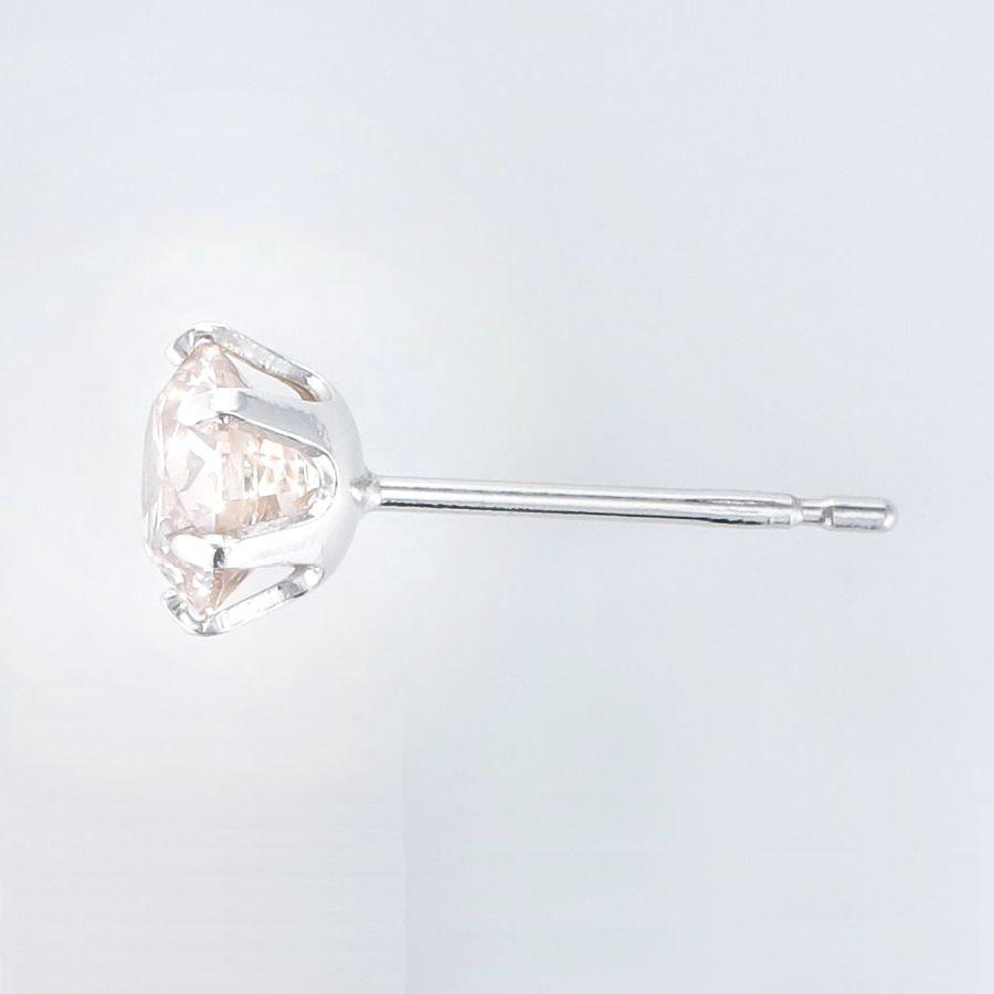 ダイヤモンド ピアス 片耳 0.8ct プラチナ Pt900 一粒 スタッド Hカラー SIクラス GOODカット |  | 04