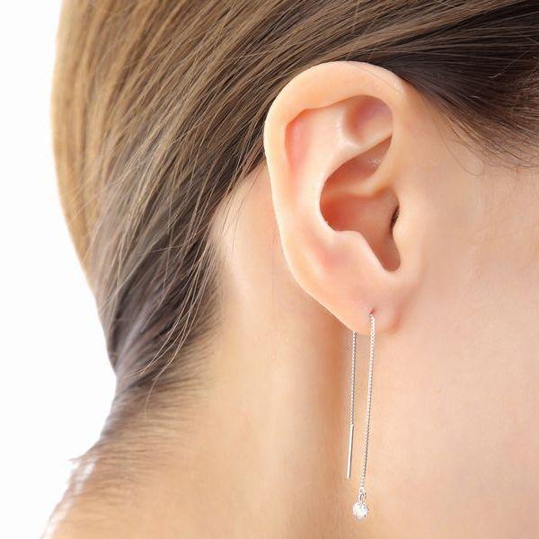 ダイヤモンド ピアス 一粒 プラチナ 0.2カラット レディース アメリカンピアス 50代 40代 シンプル 普段使い 記念日 誕生日 プレゼント | DAIYA（ゴルフ用品、日用品） | 10