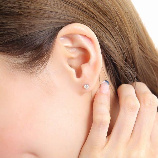ダイヤモンド ピアス 一粒 プラチナ 0.3カラット レディース ダイヤピアス 50代 40代 シンプル 普段使い 記念日 誕生日 プレゼント | DAIYA（ゴルフ用品、日用品） | 12