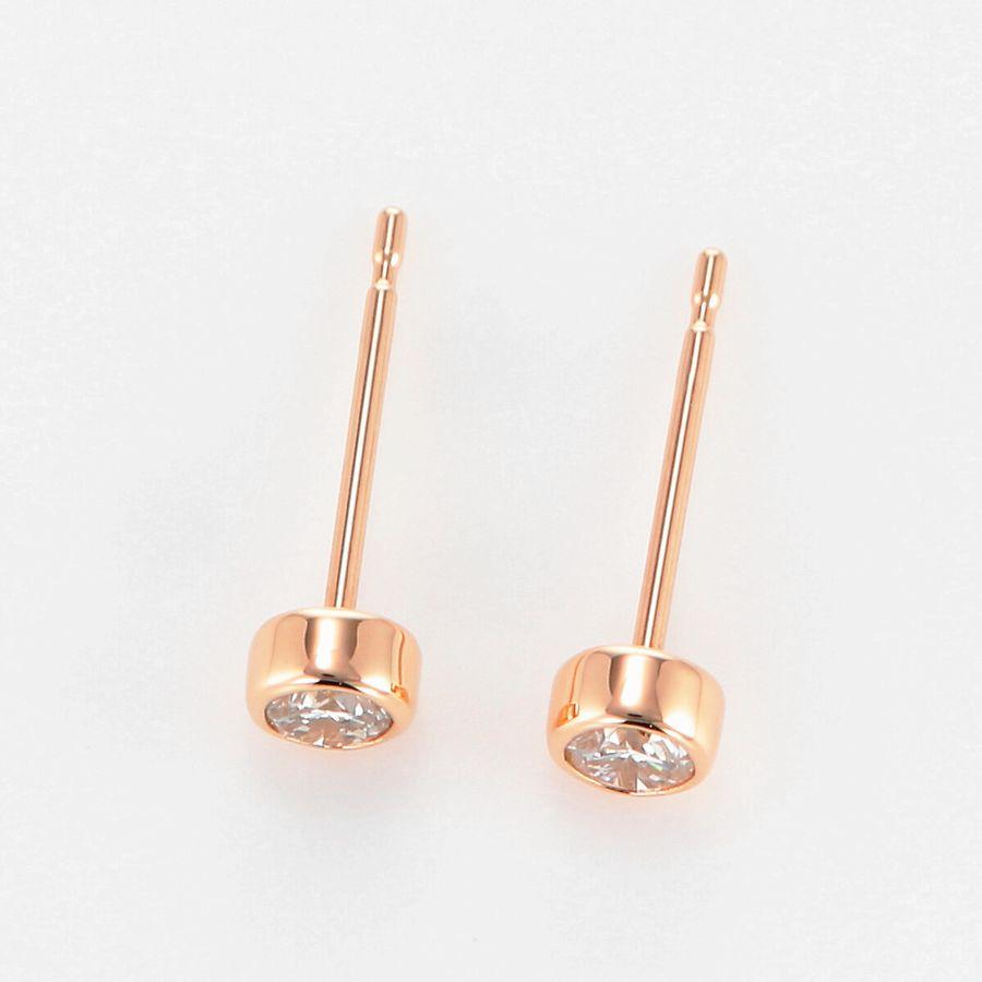 DAIYA（ダイヤ） ダイヤモンド ピアス 一粒 K18 0.2カラット