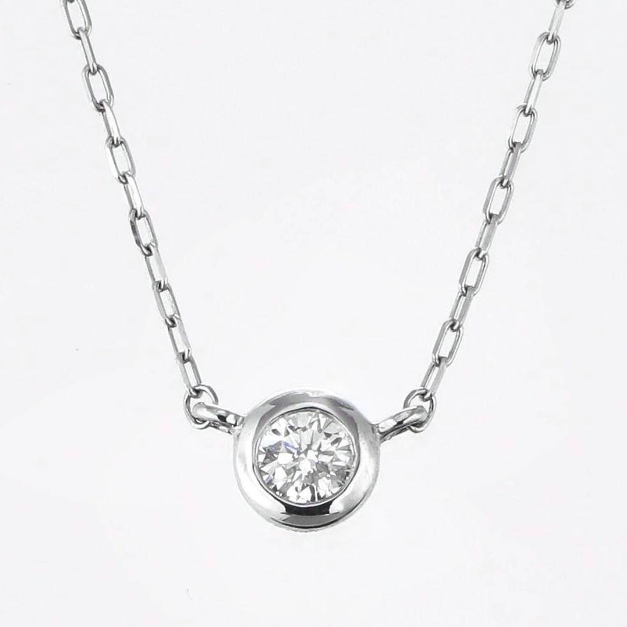 ダイヤモンド ネックレス 一粒 18金 プラチナ レディース 50代 40代 ダイヤネックレス シンプル 普段使い 記念日 誕生日 プレゼント | DAIYA（ゴルフ用品、日用品） | 05