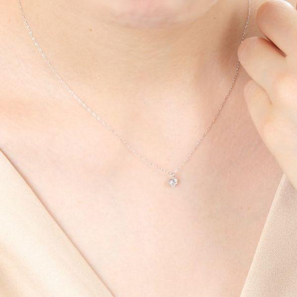 ダイヤモンド ネックレス レディース プラチナ 鑑定付き 一粒 0.2カラットup Ｄカラー ダイヤモンド 50代 40代 記念日 誕生日 プレゼント 人気 | DAIYA（ゴルフ用品、日用品） | 13