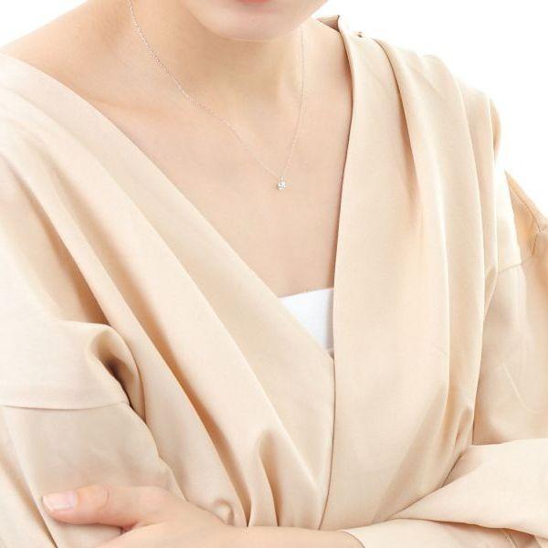 ダイヤモンド ネックレス レディース プラチナ 鑑定付き 一粒 0.2カラットup Ｄカラー ダイヤモンド 50代 40代 記念日 誕生日 プレゼント 人気 | DAIYA（ゴルフ用品、日用品） | 15