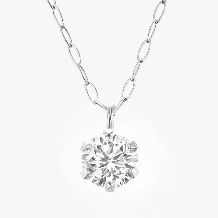 ダイヤモンド ネックレス レディース プラチナ 鑑定付き 一粒 0.2カラットup Ｄカラー ダイヤモンド 50代 40代 記念日 誕生日 プレゼント 人気 | DAIYA（ゴルフ用品、日用品） | 03