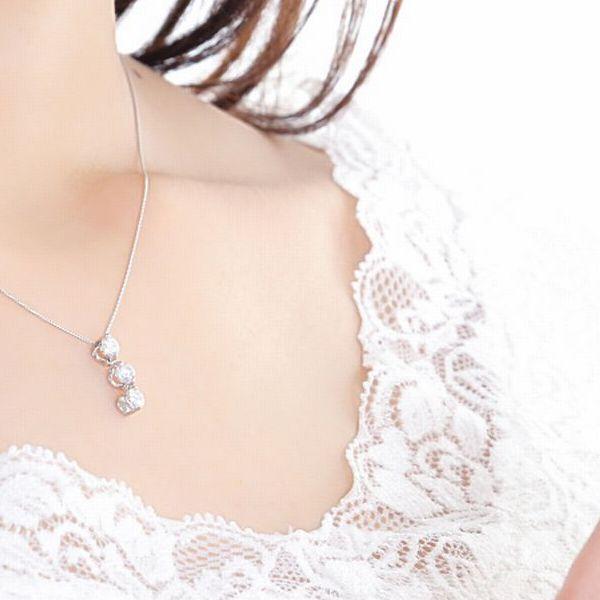 ダイヤモンド PT900 1.0カラット スリーストーン トリロジー レディース ハート＆キューピッドダイヤモンド鑑別カー ド付き 普段使い 記念日 誕生日 プレゼント | DAIYA（ゴルフ用品、日用品） | 16