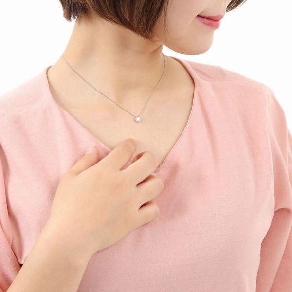 ダイヤモンド ネックレス 鑑定カード付 プラチナ 0.505ct レディース ダイヤネックレス Dカラー GOODカット シンプル 記念日 誕生日 プレゼント 即日発送 | DAIYA（ゴルフ用品、日用品） | 13