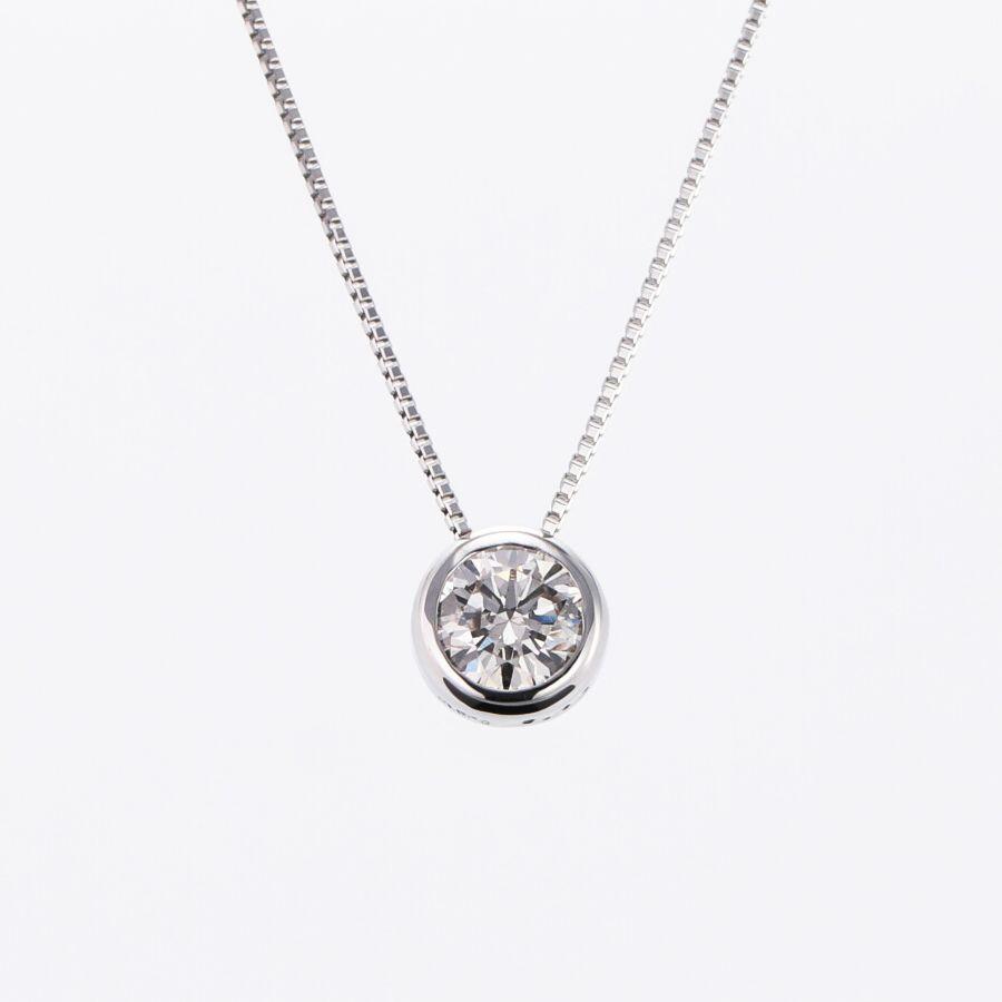ダイヤモンド ネックレス 鑑定カード付 プラチナ 0.505ct レディース ダイヤネックレス Dカラー GOODカット シンプル 記念日 誕生日 プレゼント 即日発送 | DAIYA（ゴルフ用品、日用品） | 01