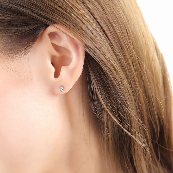 ダイヤモンド ピアス 一粒 プラチナ 鑑定カード付 レディース トータル0.200ctup Dカラー ふせ込みタイプ ハート＆キューピッドダイヤモンド | DAIYA（ゴルフ用品、日用品） | 16