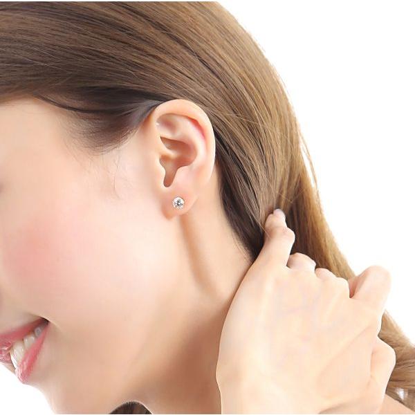 ダイヤモンド ピアス 一粒 鑑定カード付 K18イエローゴールド 0.600ctup Excellenntカット ハート＆キューピッドダイヤモンド鑑別カード付き 50代 40代 | DAIYA（ゴルフ用品、日用品） | 18