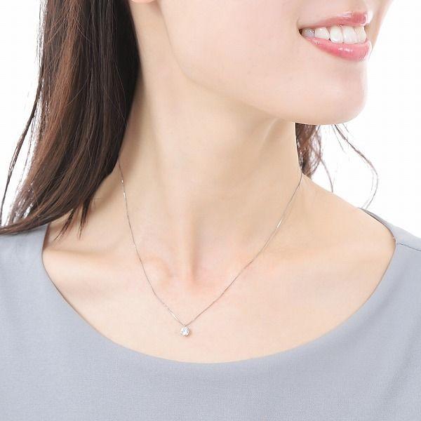 ダイヤモンド ネックレス 一粒 プラチナ 0.5ct 0.7ct レディース SI1クラス ダイヤネックレス 50代 40代 | DAIYA（ゴルフ用品、日用品） | 13