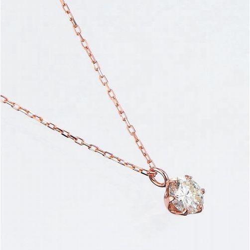 ダイヤモンド ネックレス 一粒 K18 0.2カラット ハート＆キューピッドダイヤモンド鑑別カード付き レディース 50代 40代 ダイヤネックレス | DAIYA（ゴルフ用品、日用品） | 06