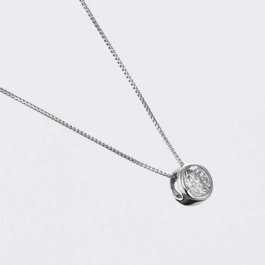 ダイヤモンド ネックレス 一粒 プラチナ 0.2カラット ハート＆キューピッドダイヤモンド鑑別カード付き レディース 50代 40代 ダイヤネックレス | DAIYA（ゴルフ用品、日用品） | 02