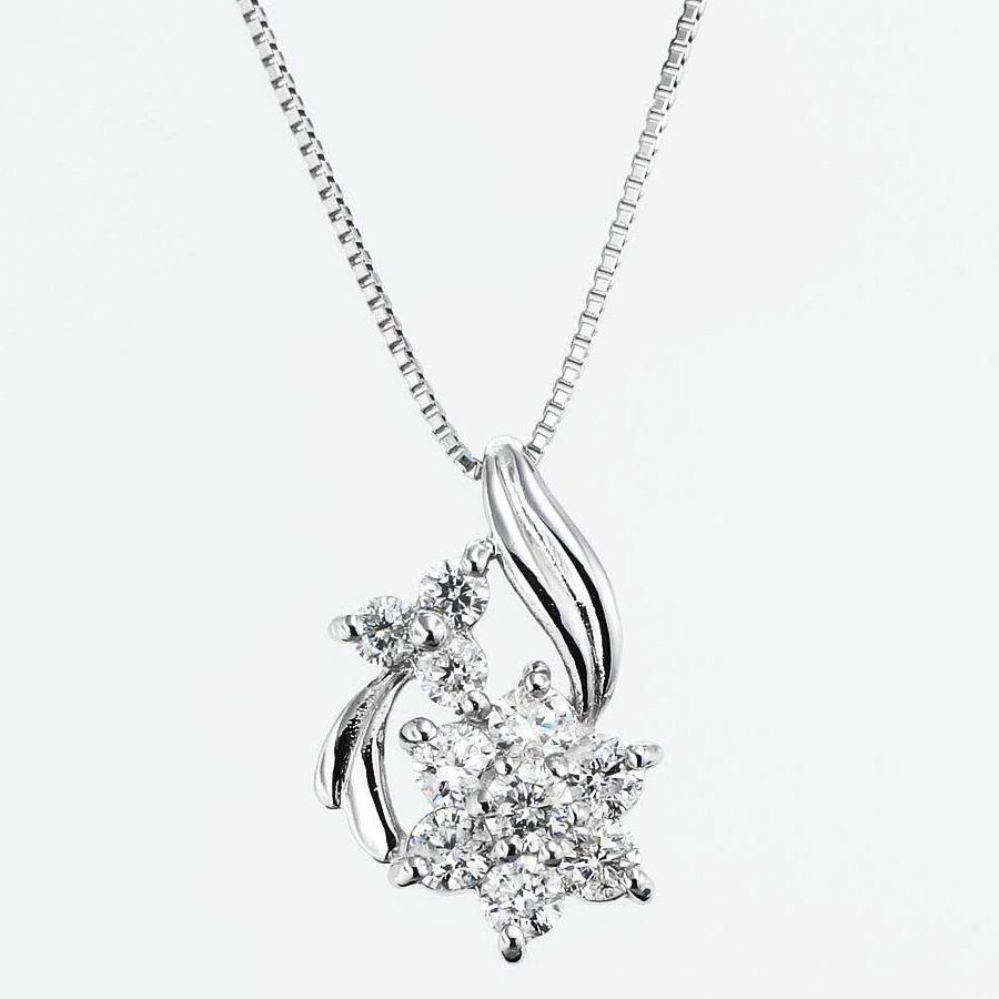 ダイヤモンドネックレス　プラチナ　ハートキュー DAIYA（ゴルフ用品、日用品） ダイヤモンド ネックレス プラチナ