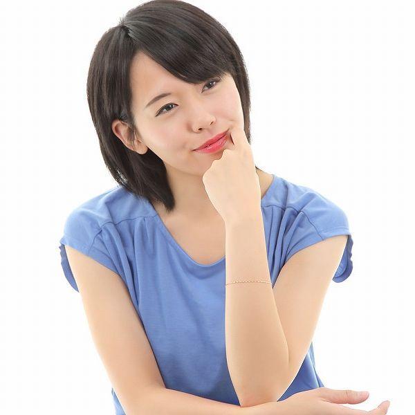 ブレスレット レディース K10 18cm 50代 40代 10金 1連 2連 重ね付け 人気 普段使い 誕生日 プレゼント 即日発送の画像