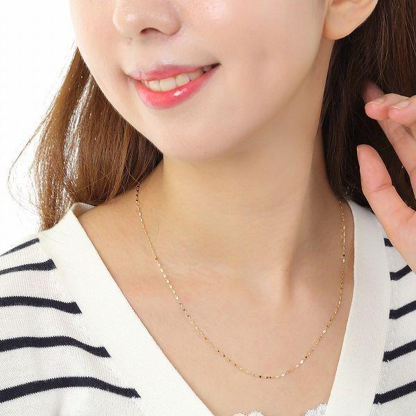 アジャスターチェーン 3cm K18 ネックレス アジャスター 日本製 即日発送  送料無料 人気 おすすめ メール便 |  | 13