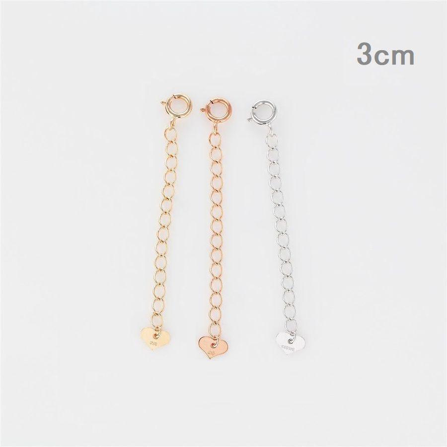 アジャスターチェーン 3cm K18 ネックレス アジャスター 日本製 即日発送  送料無料 人気 おすすめ メール便 |  | 01