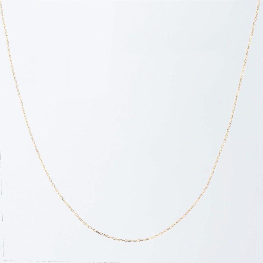 ネックレス チェーン K10 あずきチェーン 太さ0.45mm 50cm 50代 40代 30代 10金 取り替え用 調節管付 普段使い プレゼント |  | 02