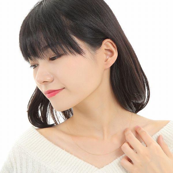 ネックレス チェーン K10 あずきチェーン 太さ0.5mm 60cm 50代 40代 30代 10金 取り替え用 調節管付 普段使い プレゼント |  | 11