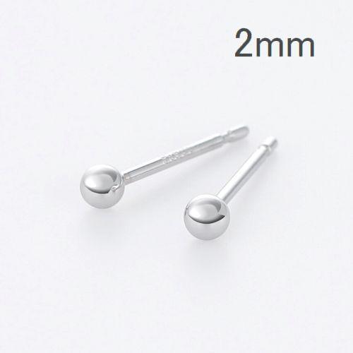 ピアス 丸玉ピアス プラチナ900 ペア販売 2.0mm 3.0mm 4.0mm 5.0mm レディース 日本製 普段用 セカンドピアス 即納 |  | 01