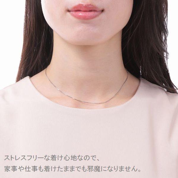 ネックレス チェーン プラチナ ベネチアンチェーン 45cm 0.8mm スライドチェーン 50代 40代 30代 取り替え用 普段使い プレゼント |  | 10