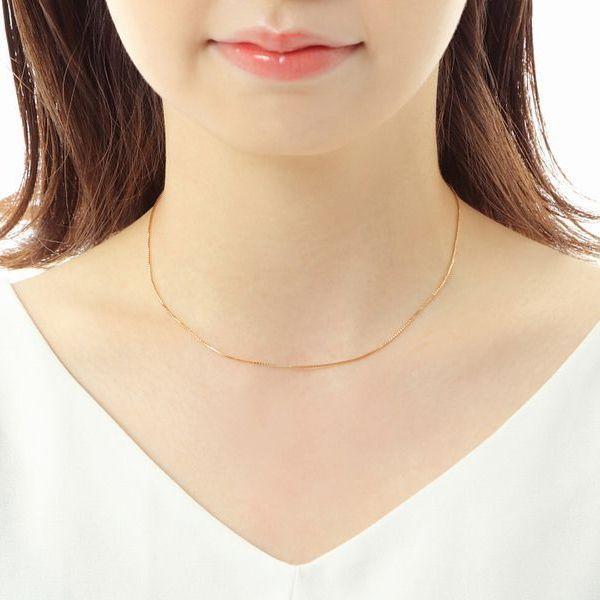 K18ベネチアンネックレス　1405K2501 TRIDEA JEWELRY k18 ベネチアン ネックレス 幅1.2mm 50cm 6g