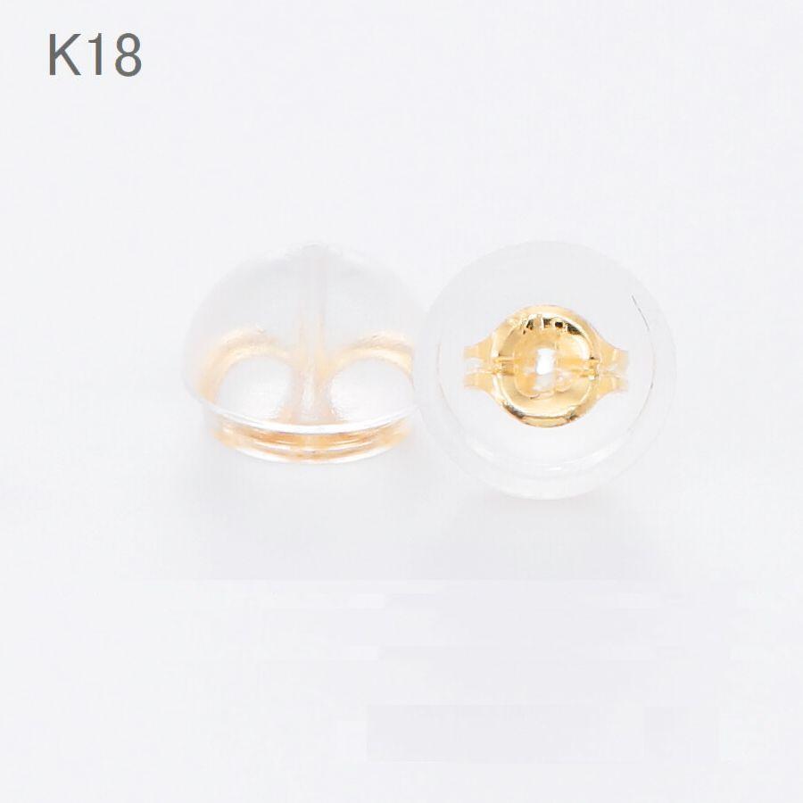 ピアス キャッチ 落ちない K10 K18 PT900 ピアスキャッチ シリコン ダブルロックキャッチ 日本製 予備 即日発送 |  | 04