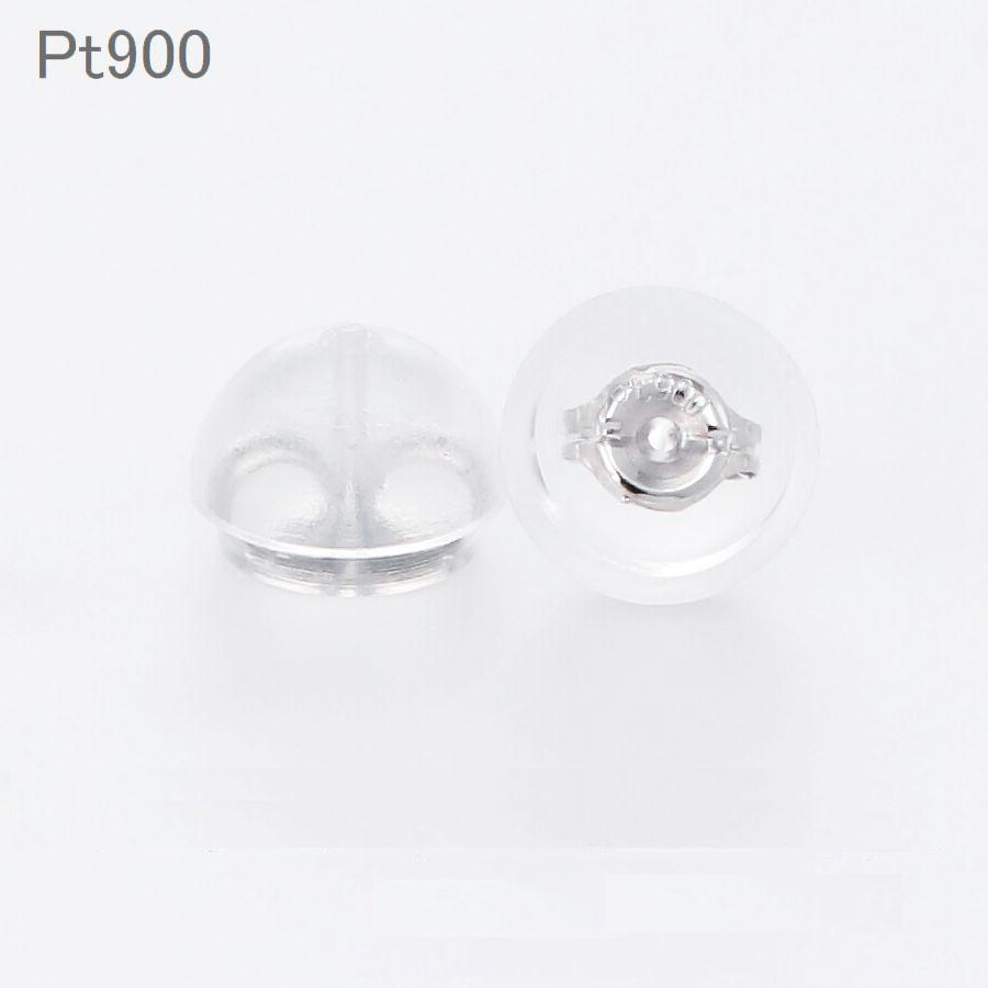 ピアス キャッチ 落ちない K10 K18 PT900 ピアスキャッチ シリコン ダブルロックキャッチ 日本製 予備 即日発送 |  | 05