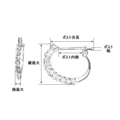ダイヤモンド ピアス ハーフエタニティ K18 ダイヤピアス 0.2カラット 50代 40代 普段使い 記念日 誕生日 プレゼント |  | 17