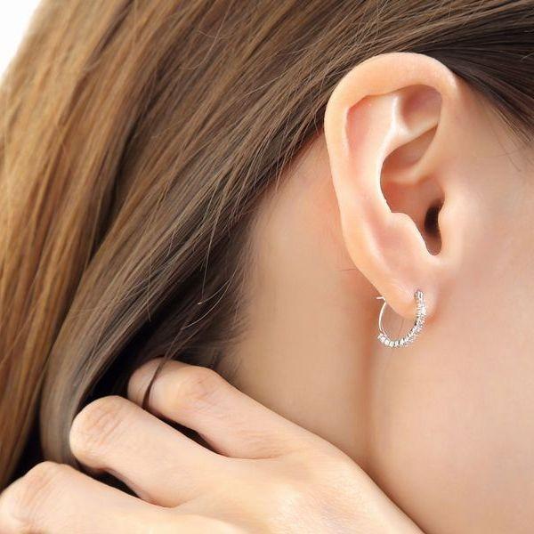 ダイヤモンド ピアス ハーフエタニティ K18 ダイヤピアス 0.2カラット 50代 40代 普段使い 記念日 誕生日 プレゼント |  | 16
