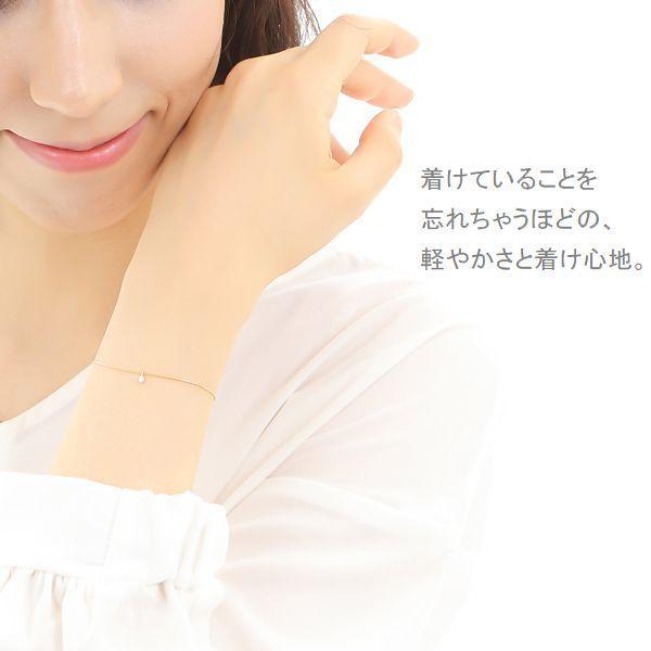 ブレスレット レディース K18 ダイヤモンド 50代 40代 30代 一粒0.05カラット スライド式調節可能 普段使い 記念日 誕生日 プレゼント 人気 | DAIYA（ゴルフ用品、日用品） | 12