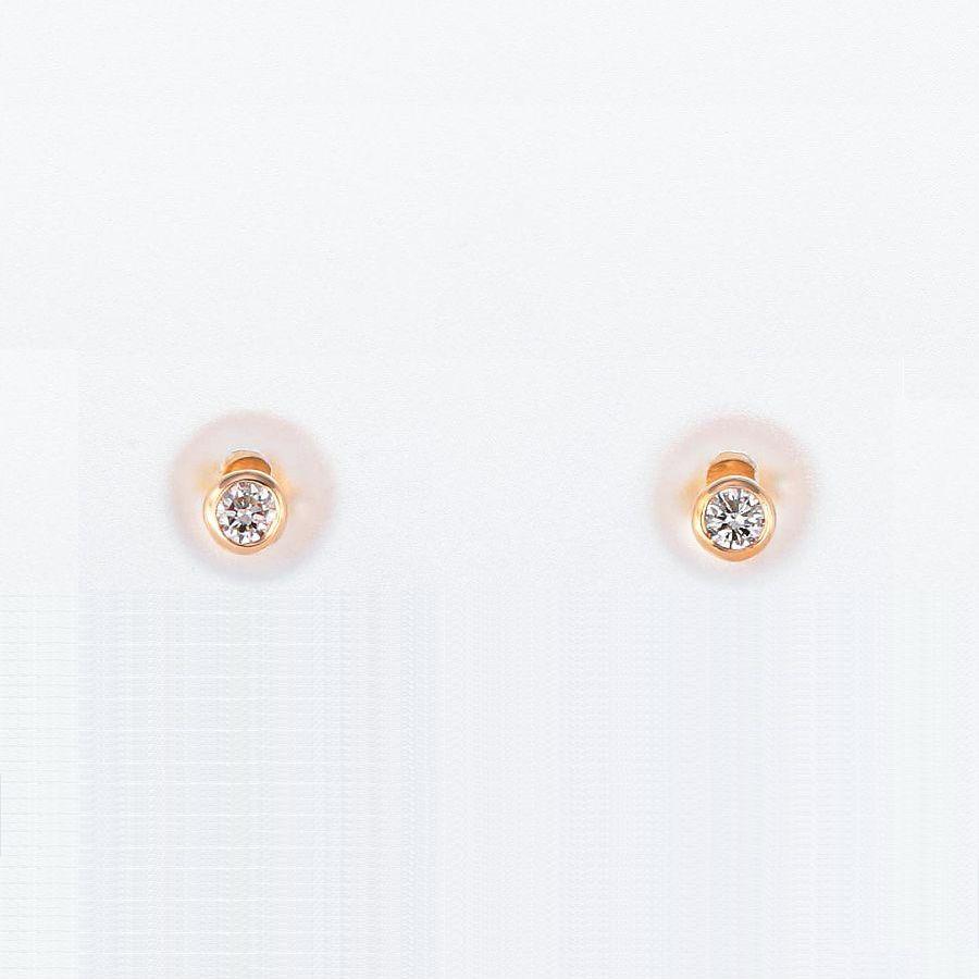 DAIYA（ダイヤ） ダイヤモンド ピアス 一粒 プラチナ K18 レディース