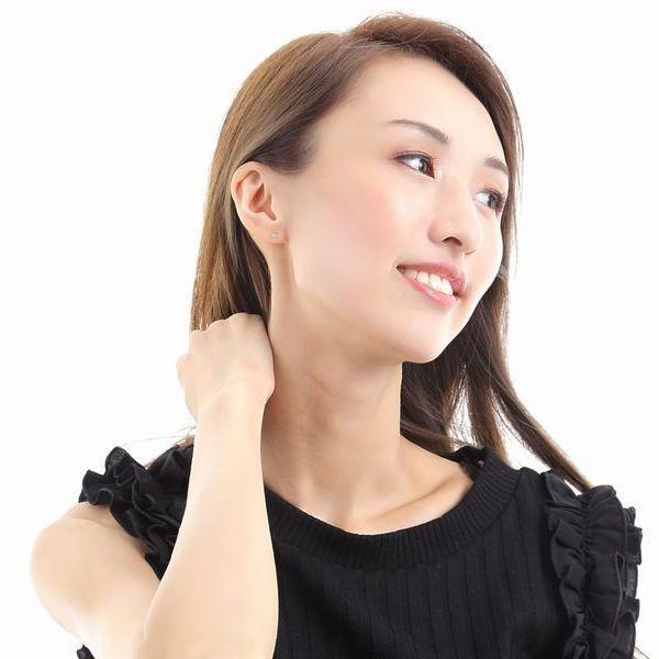 ダイヤモンド ピアス 一粒 プラチナ K18 レディース 0.12カラット ダイヤピアス シンプル 普段使い 記念日 誕生日 プレゼント | DAIYA（ゴルフ用品、日用品） | 17