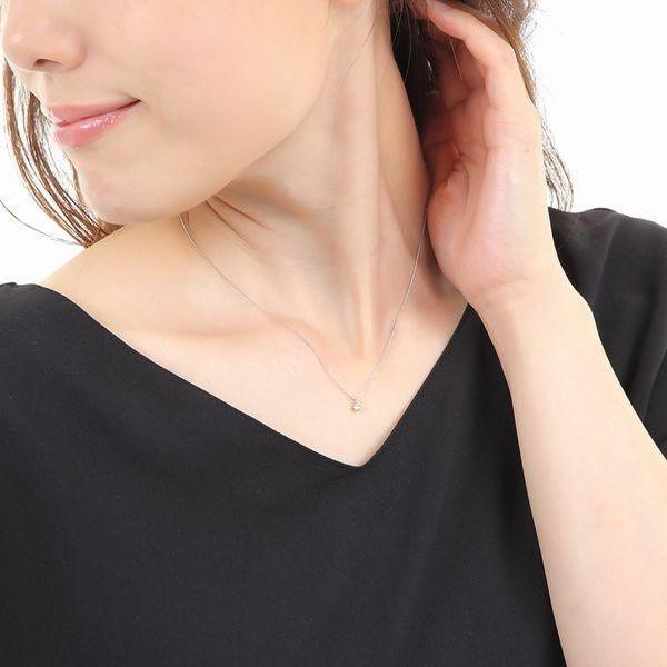 ダイヤモンド ネックレス レディース プラチナ 一粒 0.1カラット 50代 40代 ダイヤモンド シンプル 普段用 記念日 誕生日 プレゼント 人気 | DAIYA（ゴルフ用品、日用品） | 10