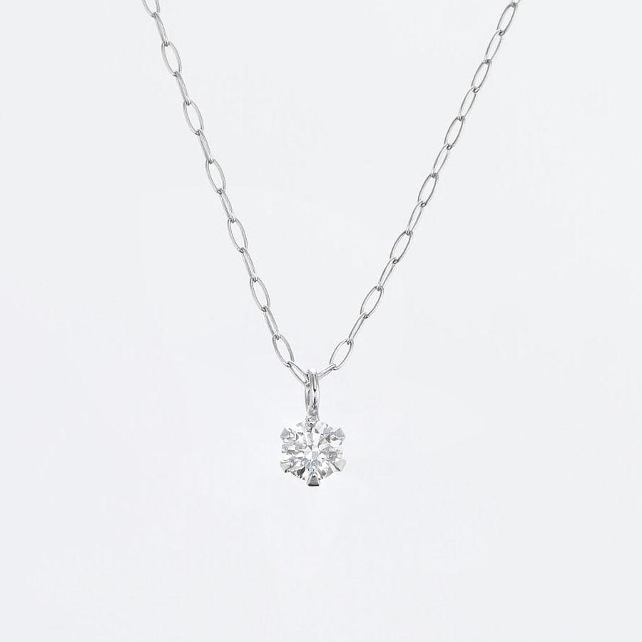 ダイヤモンド ネックレス レディース プラチナ 一粒 0.1カラット 50代 40代 ダイヤモンド シンプル 普段用 記念日 誕生日 プレゼント 人気 | DAIYA（ゴルフ用品、日用品） | 01