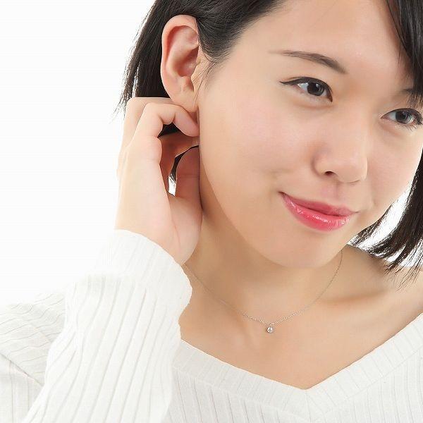 ダイヤモンド ネックレス 一粒 プラチナ 0.2カラット レディース 50代 40代 ダイヤネックレス シンプル 普段用 記念日 誕生日 プレゼント | DAIYA（ゴルフ用品、日用品） | 09