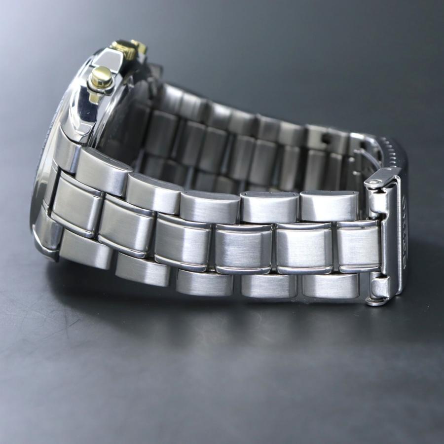 SEIKO 【稼働】セイコー 7T92-0DW0 クロノグラフ クォーツ 新