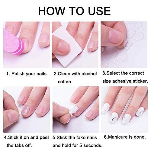 Kalolary 10枚入 爪用両面テープネイル接着剤 先アート偽ネイルチップ ゼリーネイルアートステッカーデカー Bmn6841 ウィジェクトストア 通販 Yahoo ショッピング