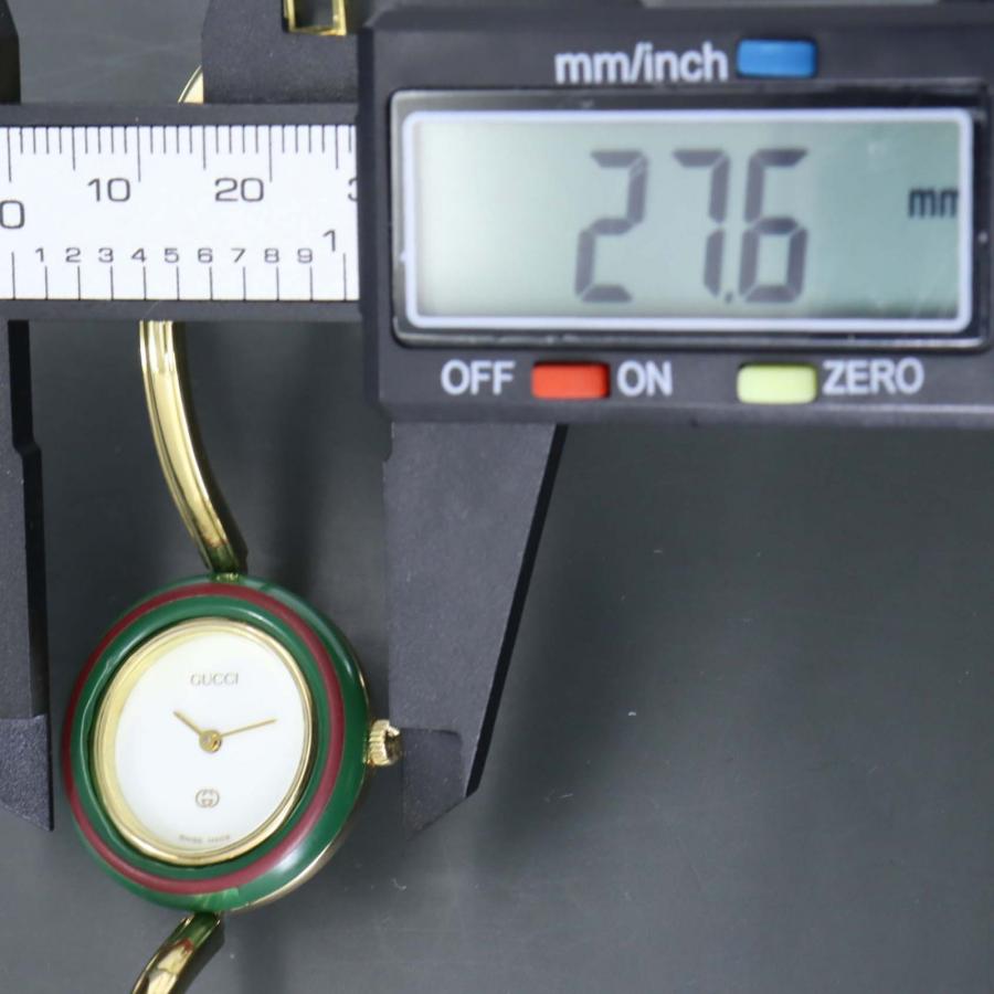 GUCCI時計 1100L 美品 新品電池 稼働品 GUCCI 【稼働】グッチ 1100-L チェンジベゼル クォーツ 新電池
