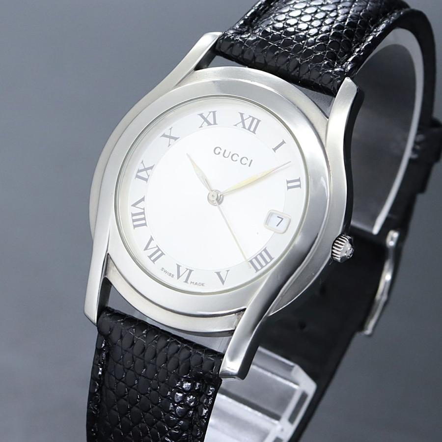 稼働 GUCCI 5500M GUCCI 【稼働】グッチ 5500M クォーツ メンズ 腕時計 : ウィジェクト