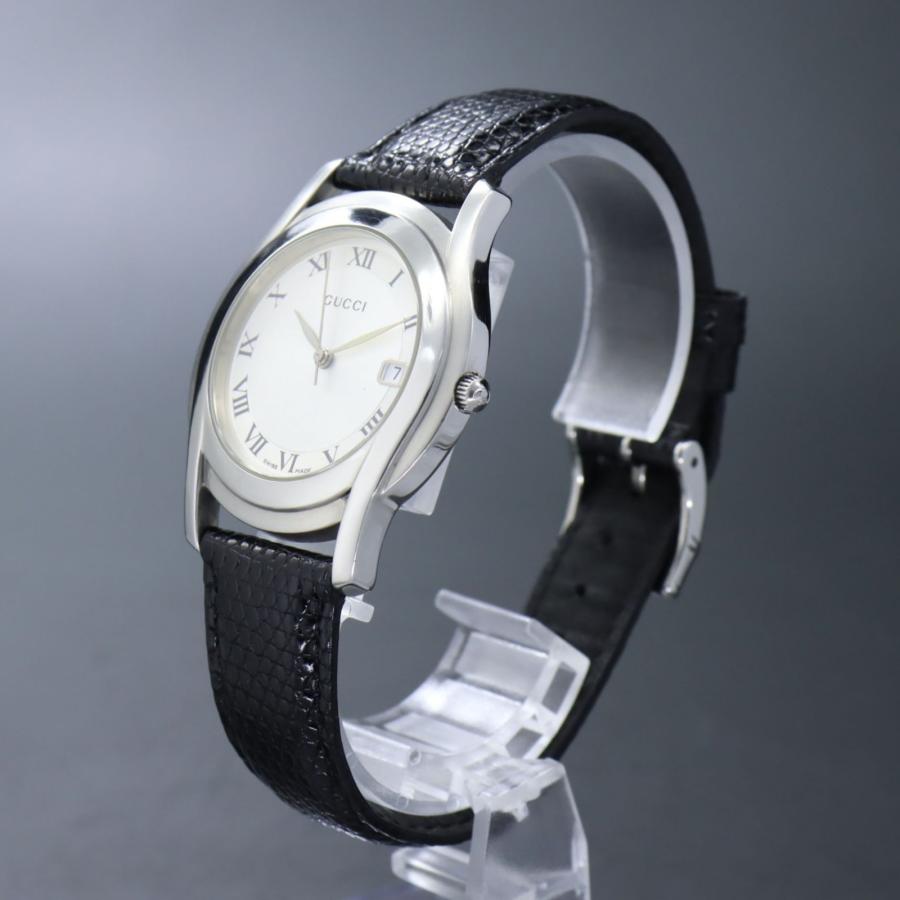 GUCCI グッチ 5500M メンズ 腕時計 稼働 GUCCI 【稼働】グッチ 5500M クォーツ メンズ 腕時計 : ウィ