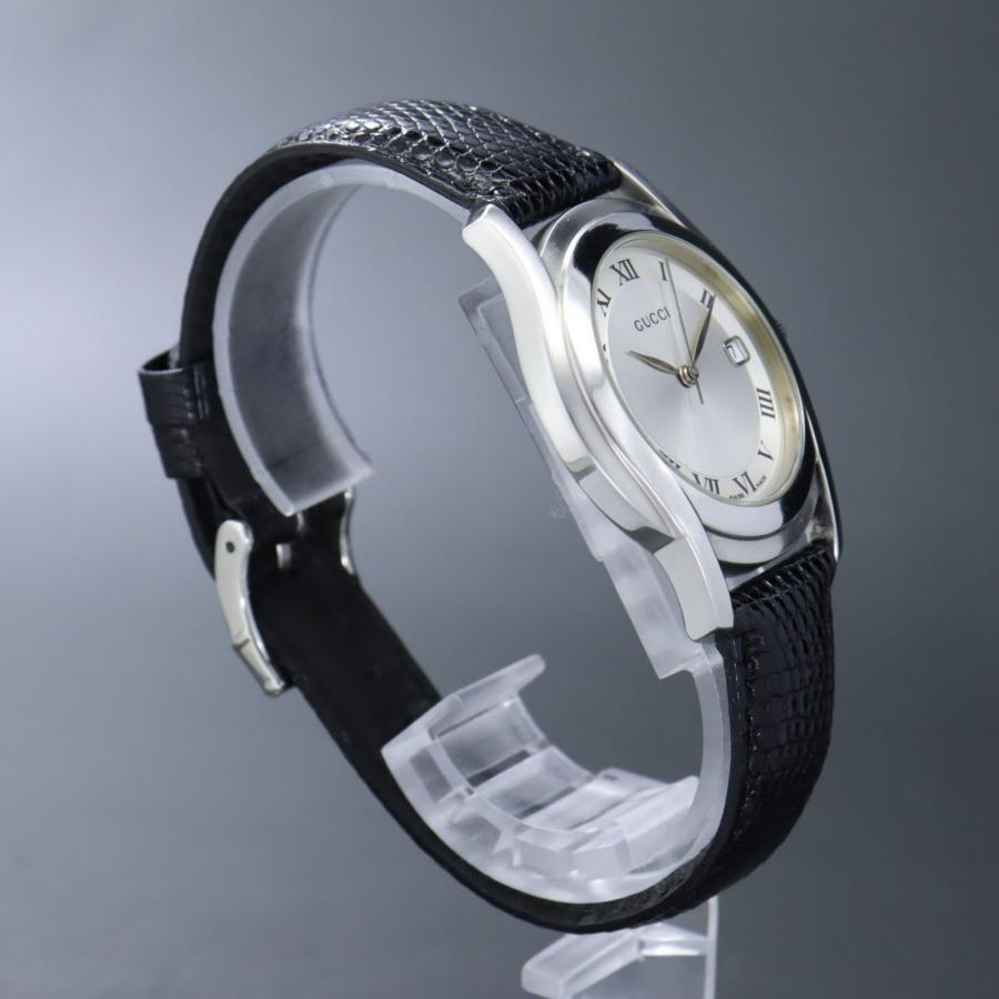 GUCCI 【稼働】グッチ 5500M クォーツ メンズ 腕時計 : ウィ