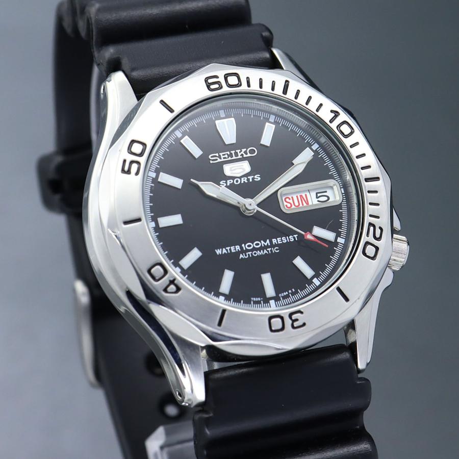SEIKO 【稼働】セイコー5 スポーツ 7S26-01G0 自動巻き メンズ 腕時計