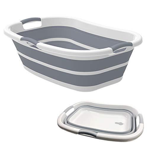 21年最新型 Kiranic 折りたたみたらい 大容量洗濯 犬用バスタブ 水抜栓付 取っ手三つ付き 洗い桶 大型ソフ Ndk ウィジェクトストア 通販 Yahoo ショッピング