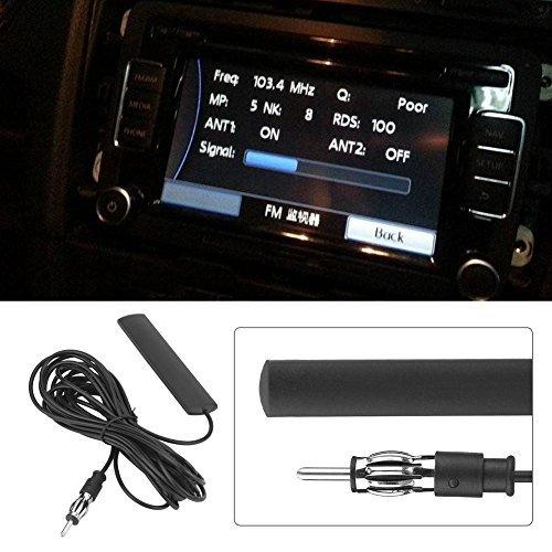 ｑiilu 自動車ラジオ Fm Amモードアンテナ 貼り付けアンテナ カーラジオ用 車 ラジオ アンテナ 高感度 延長 ラジ Omw ウィジェクトストア 通販 Yahoo ショッピング