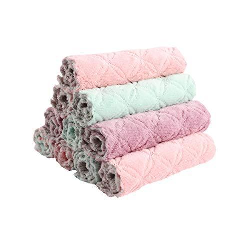 フユ萌 ふきん 布巾 雑巾 キッチンクロス 食器用 両面 ダブルカラー ハンドタオル 速乾 吸水タオル マイクロフ Qve0957 ウィジェクトストア 通販 Yahoo ショッピング